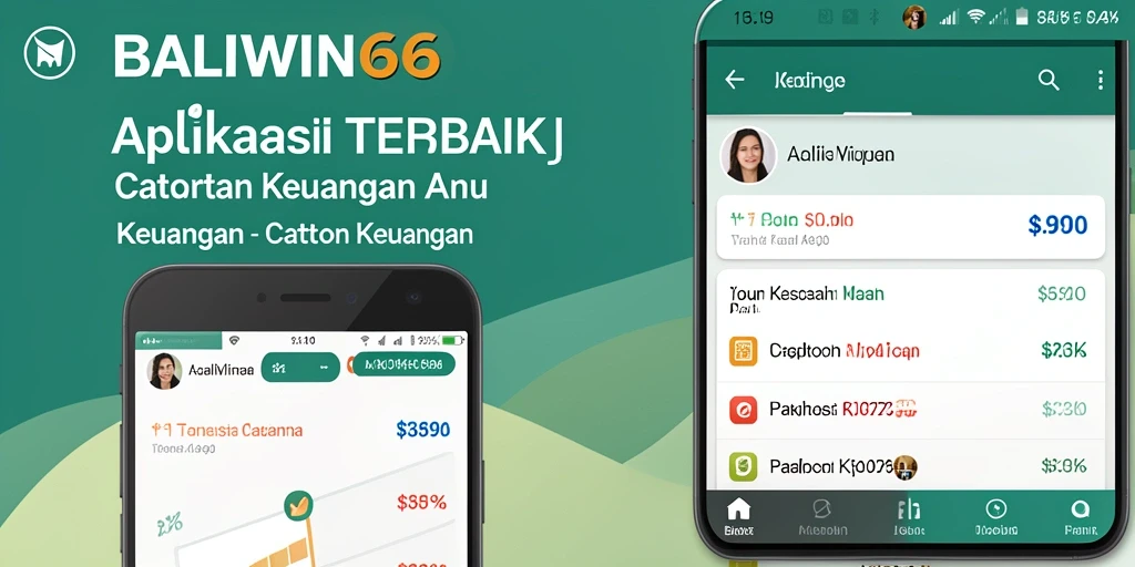 Tampilan antarmuka BALIWIN66 menunjukkan fitur Catatan Keuangan yang lengkap.