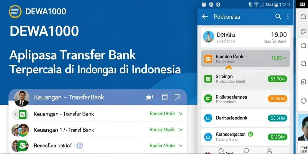 Tampilan antarmuka aplikasi DEWA1000 yang sederhana dan fungsional.