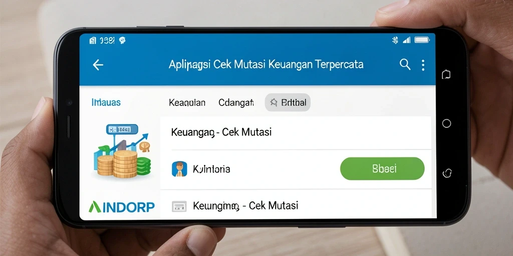 Antarmuka aplikasi Cek Mutasi yang intuitif dan informatif.