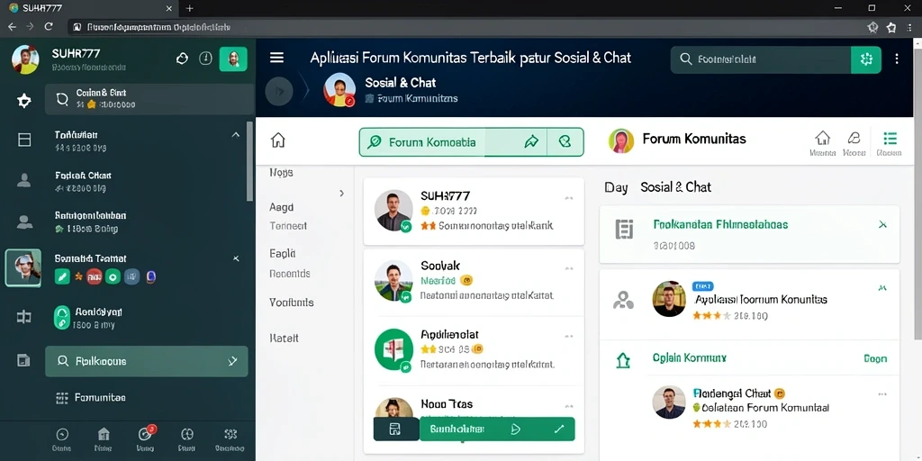 Tampilan antarmuka modern dan interaktif dari SUHU777.